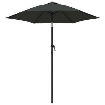 Garden Parasol Anthracite 200x224 cm Aluminium
