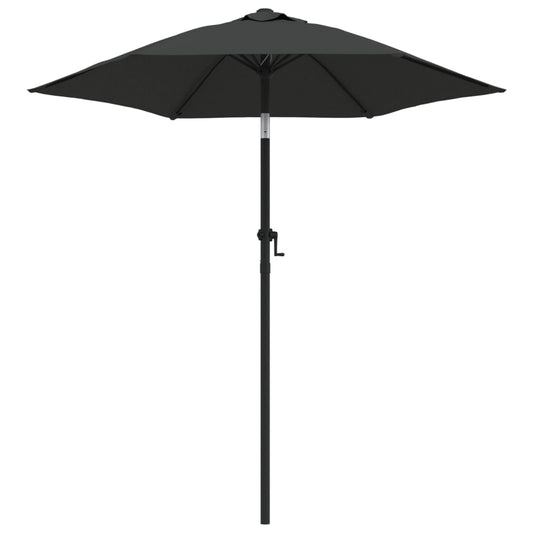 Garden Parasol Anthracite 200x224 cm Aluminium