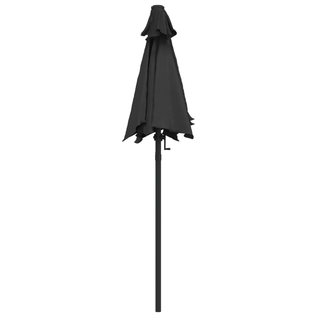 Garden Parasol Anthracite 200x224 cm Aluminium
