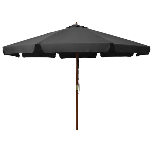 Garden Parasol | Anthracite | Polyester | Large | Foldable