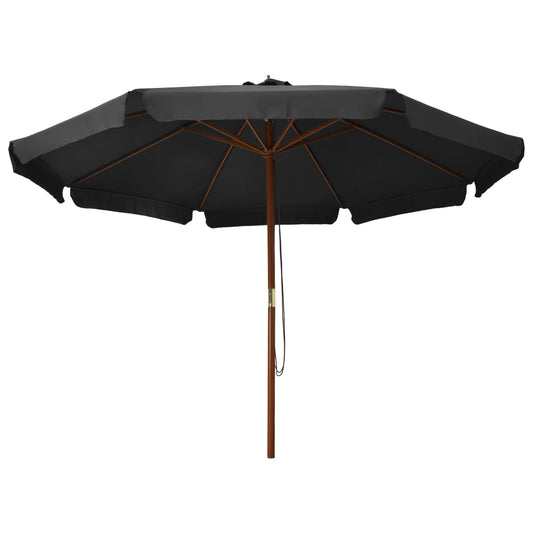 Garden Parasol | Anthracite | Polyester | Large | Foldable