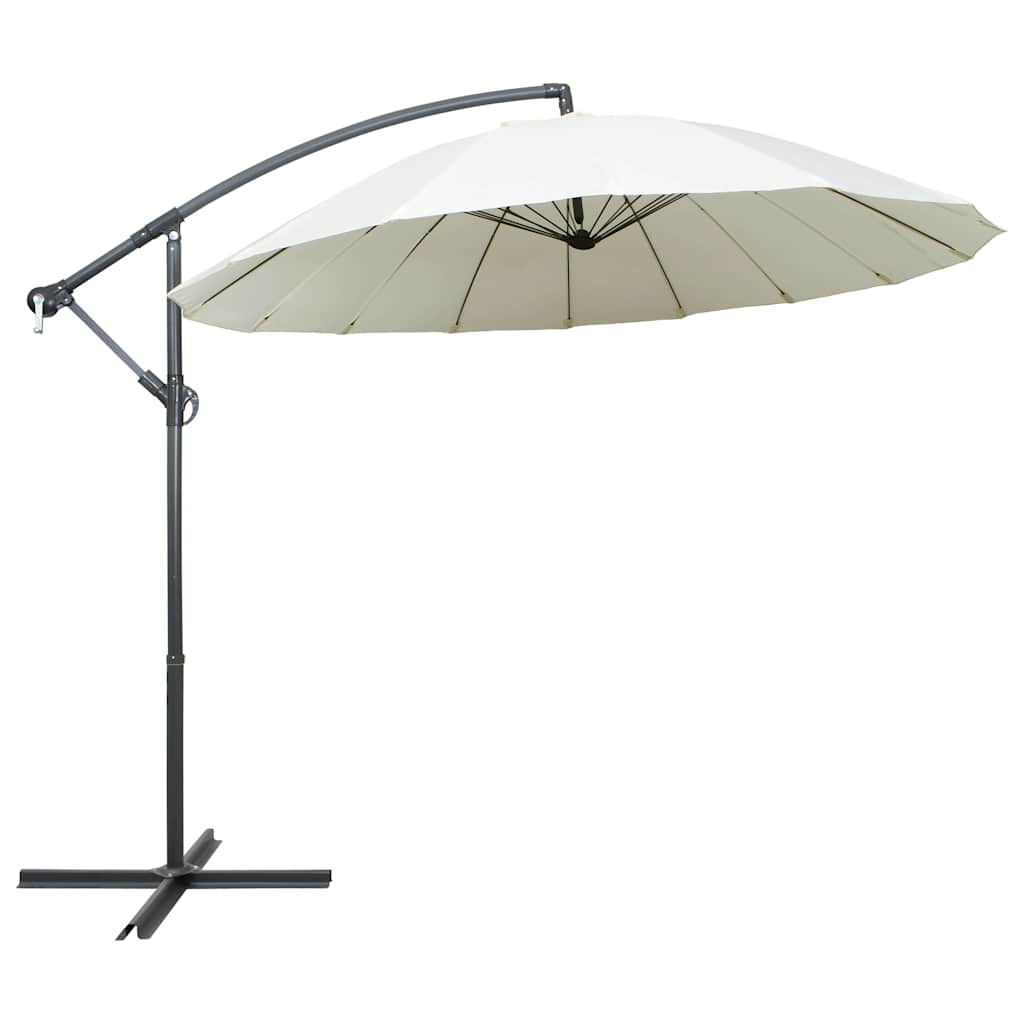 Parasol | Sand white | Aluminium, Polyester | 3 m diameter