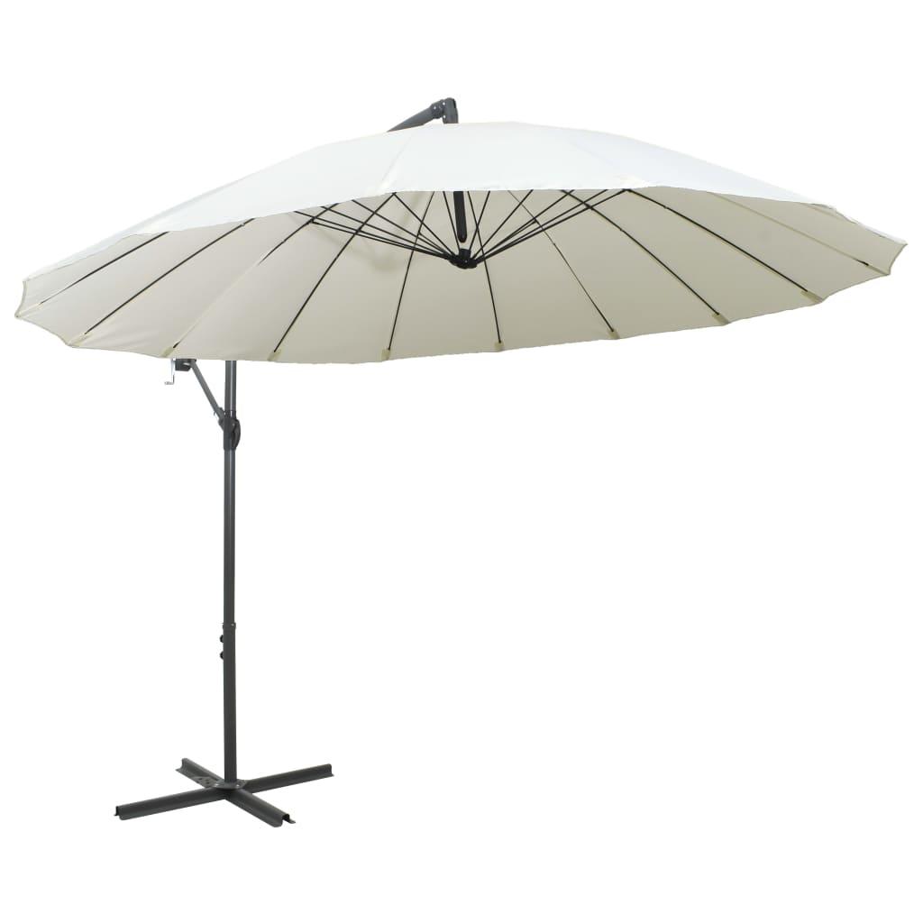 Parasol | Sand white | Aluminium, Polyester | 3 m diameter