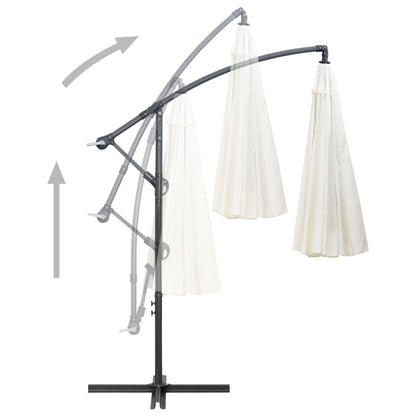 Parasol | Sand white | Aluminium, Polyester | 3 m diameter