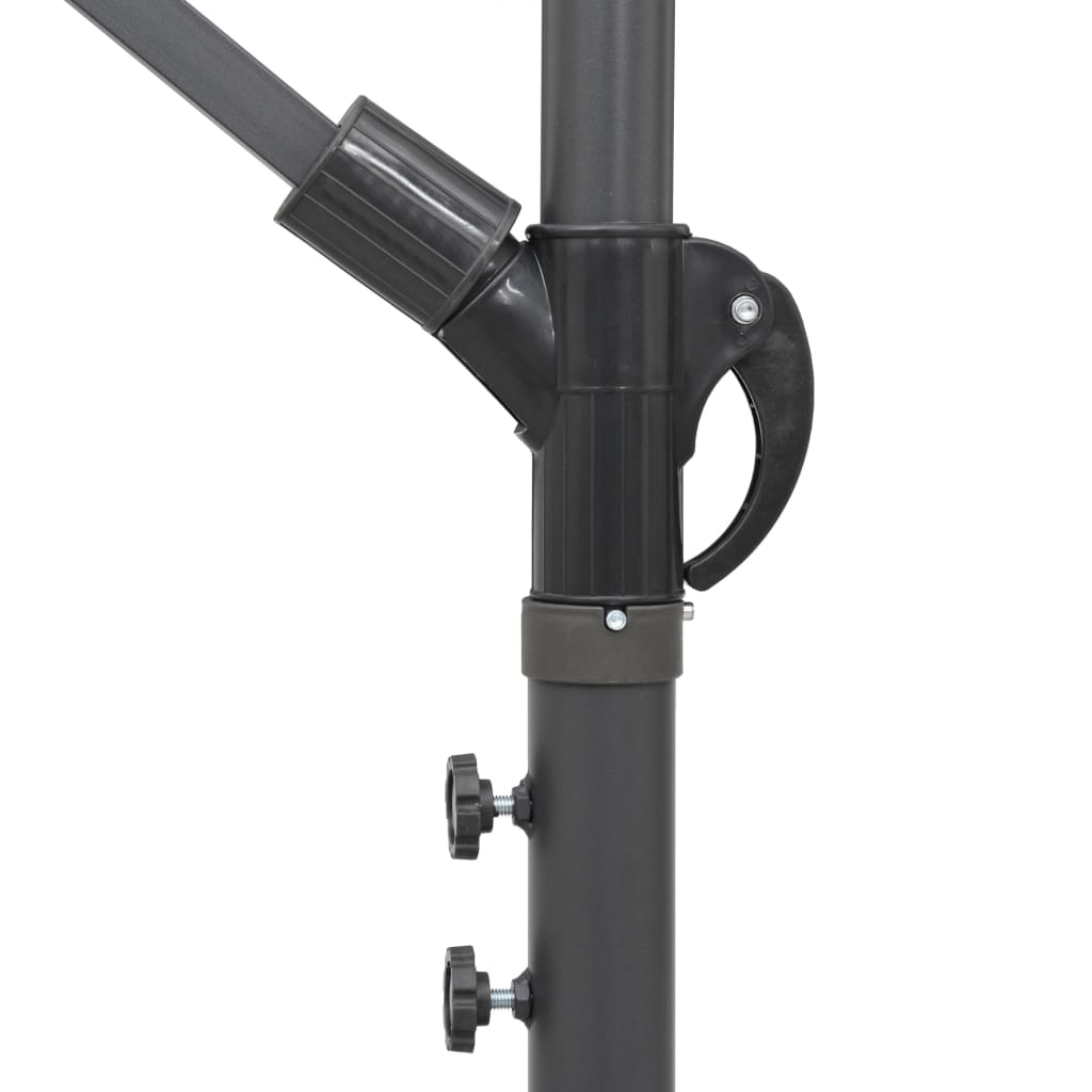 Hanging Garden Parasol Green 3 m Aluminium Pole