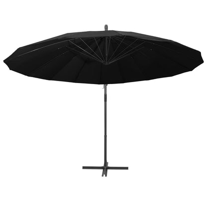 Garden Parasol | Black | Aluminium, Polyester | Extra Large
