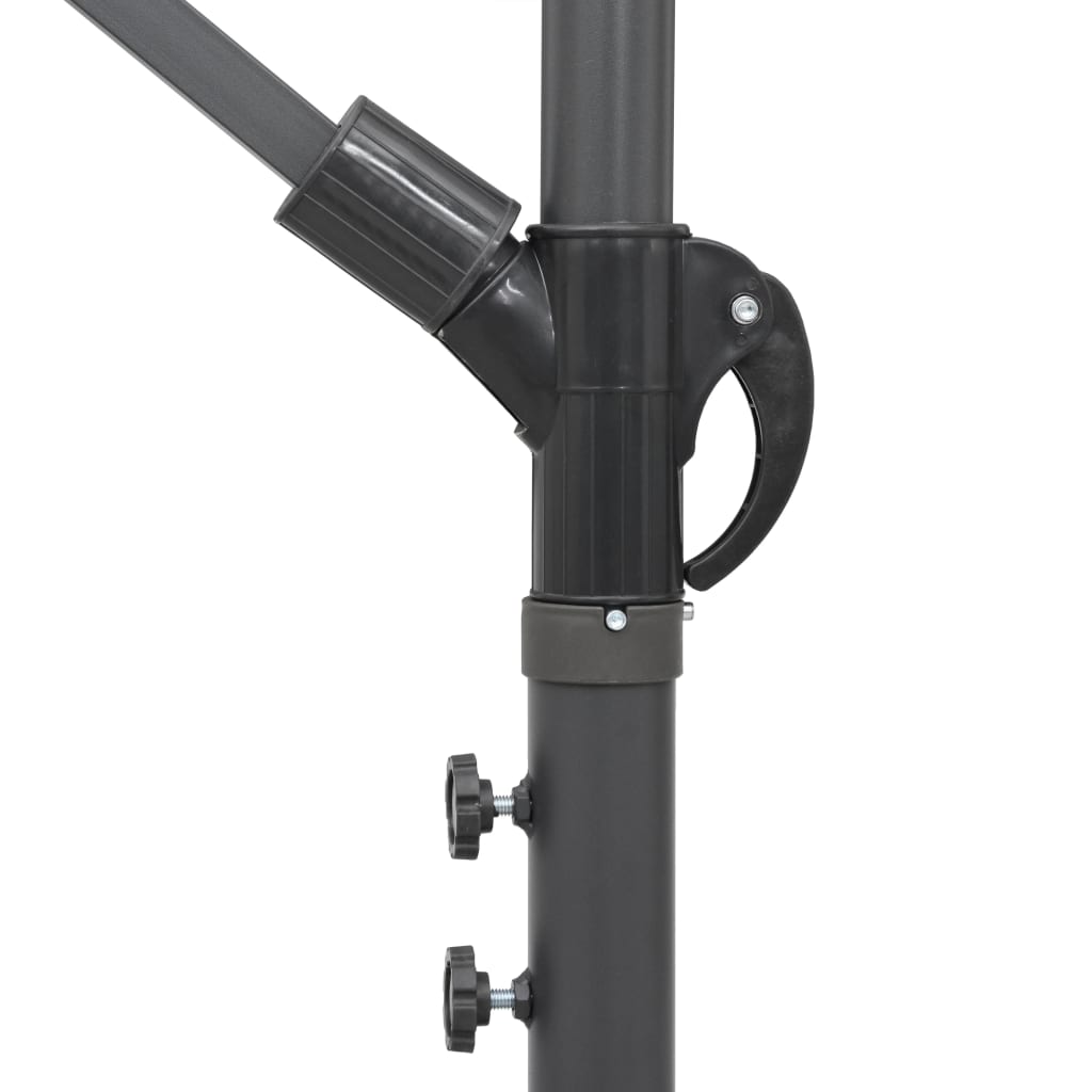 Garden Parasol | Black | Aluminium, Polyester | Extra Large
