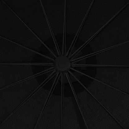 Garden Parasol | Black | Aluminium, Polyester | Extra Large