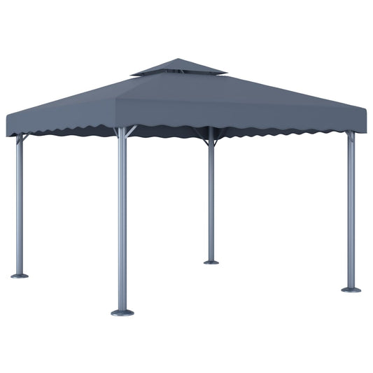 Gazebo | Anthracite | Aluminium, Steel, Oxford Fabric | Large