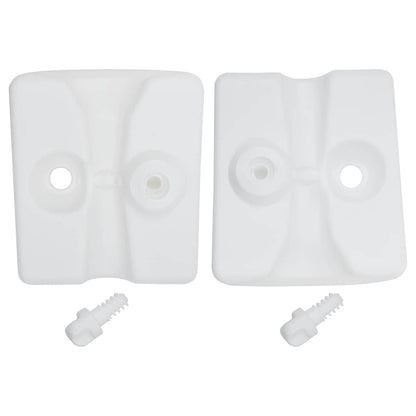 47688 vidaXL Gazebo Weights 4 pcs PE White