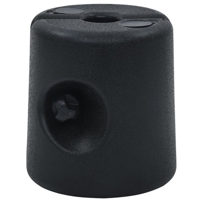 Gazebo Weights 4 pcs PE Black