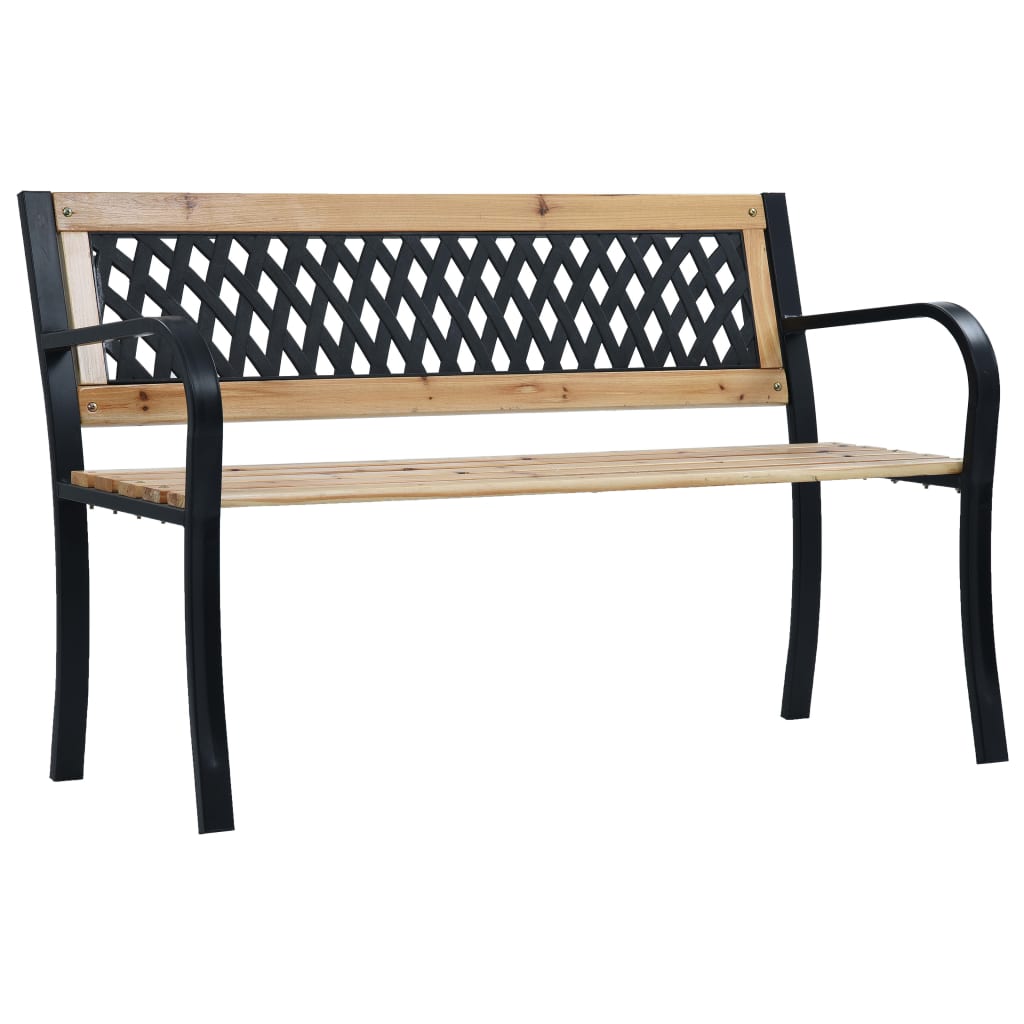 Garden Bench | Brown and Black