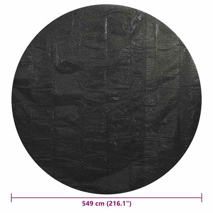 Pool Cover | Black | Polyethylene | Large | Durable | Pool Cover | Round