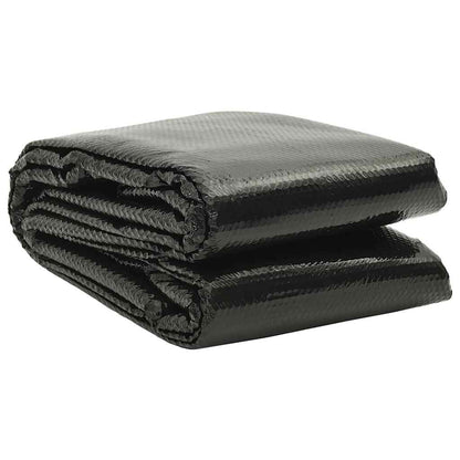 Pool Cover Black 488x244 cm PE