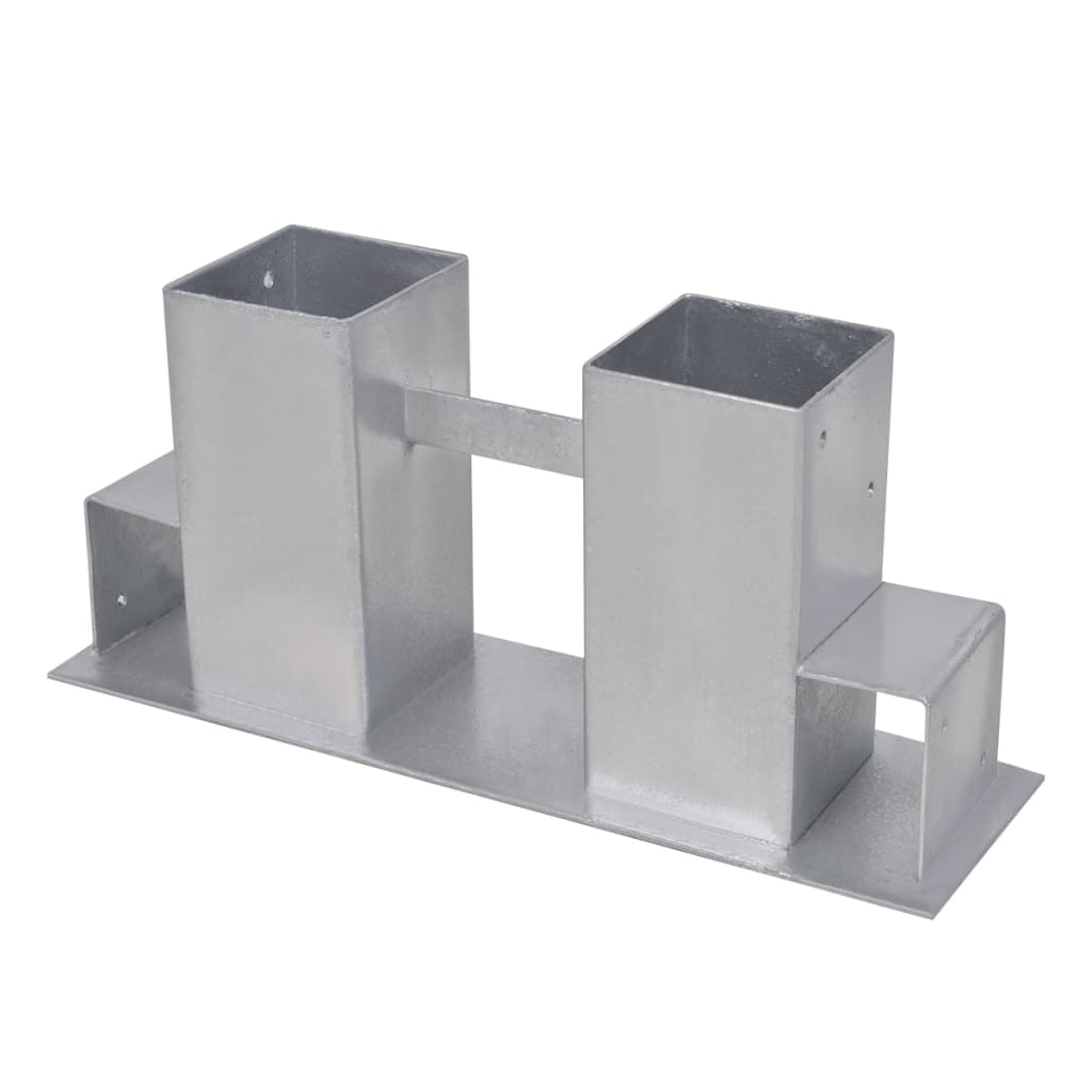 Firewood Stacking Aids 12 pcs Steel Silver