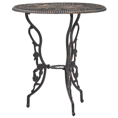 Bistro Set | Bronze | Cast Aluminium | Compact | Durable | Bistro Set