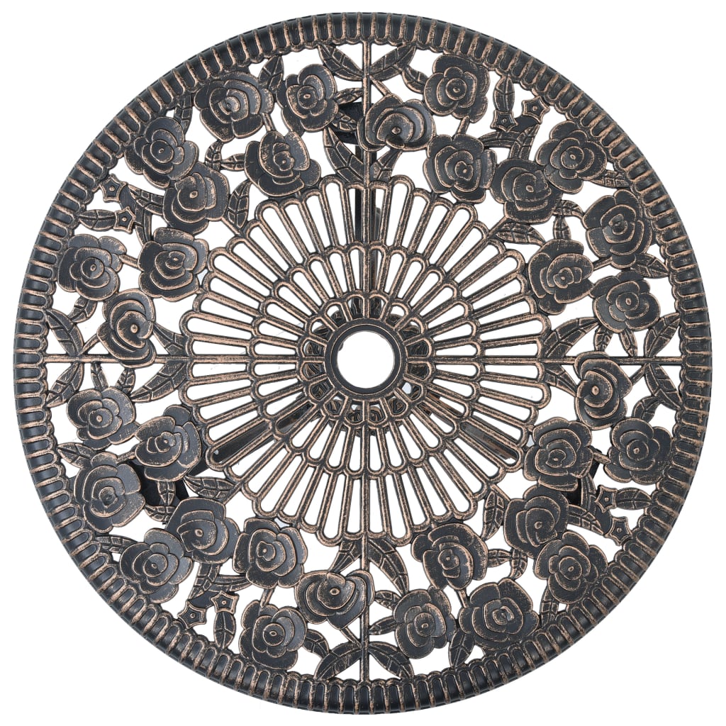 Bistro Set | Bronze | Cast Aluminium | Compact | Durable | Bistro Set