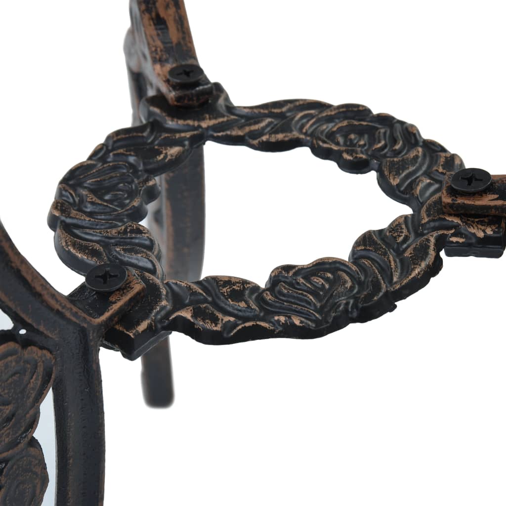 Bistro Set | Bronze | Cast Aluminium | Compact | Durable | Bistro Set