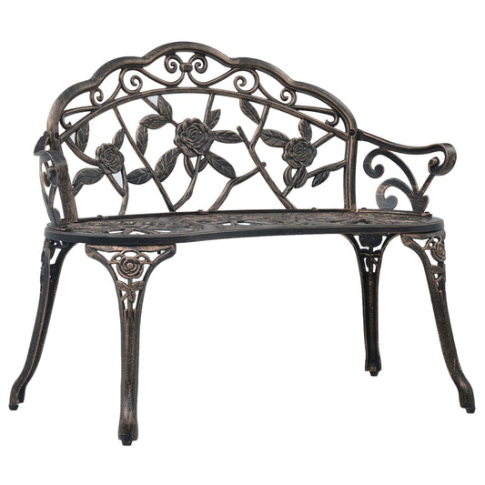 Bistro Bench | Bronze | Cast Aluminium, Cast Iron | Medium | Sturdy