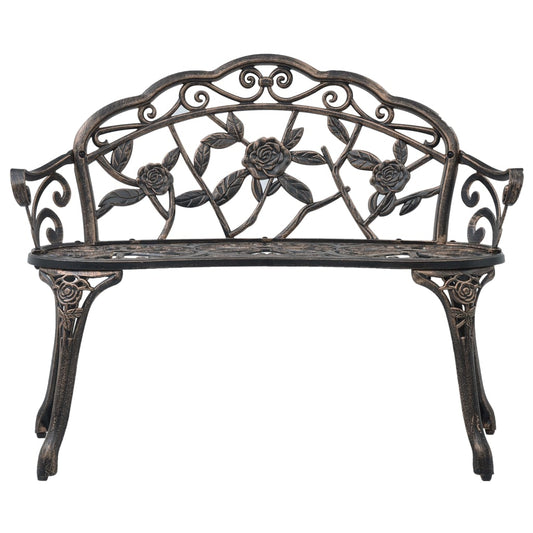 Bistro Bench | Bronze | Cast Aluminium, Cast Iron | Medium | Sturdy