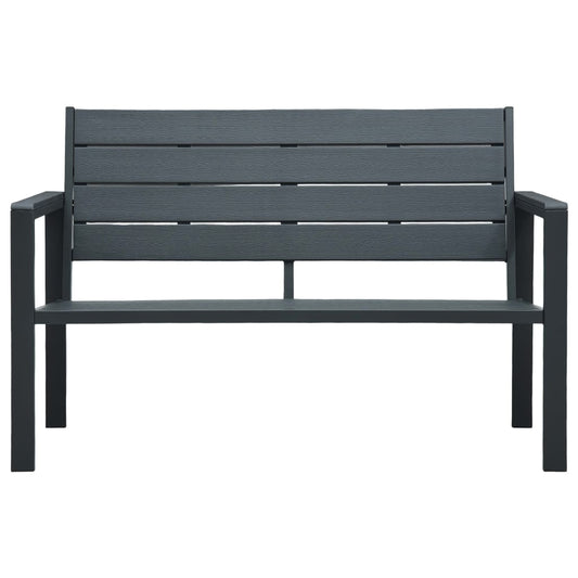 Garden Bench | Grey | HDPE | Medium | Durable | Garden Bench