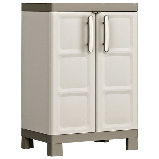Base Cabinet | Beige and Taupe | Polypropylene | Compact