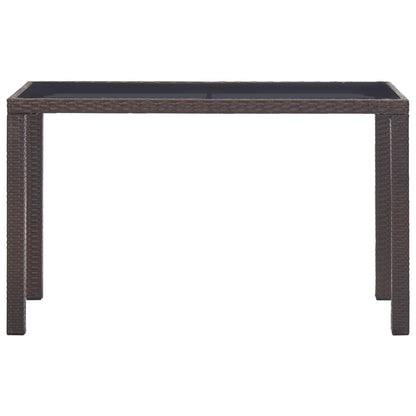 Outdoor Dining Table | Brown