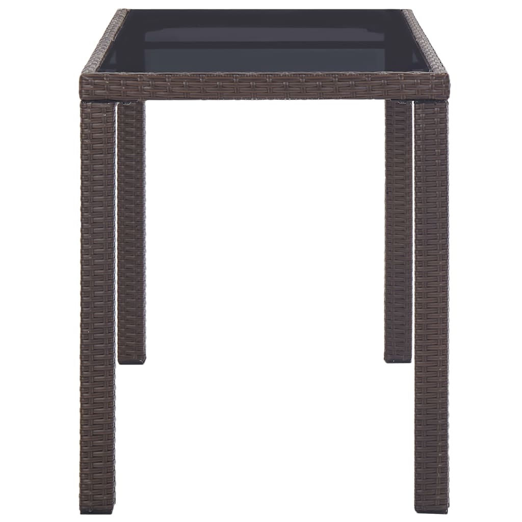 Outdoor Dining Table | Brown