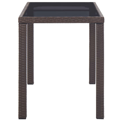 Outdoor Dining Table | Brown