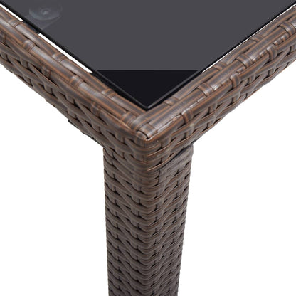 Outdoor Dining Table | Brown
