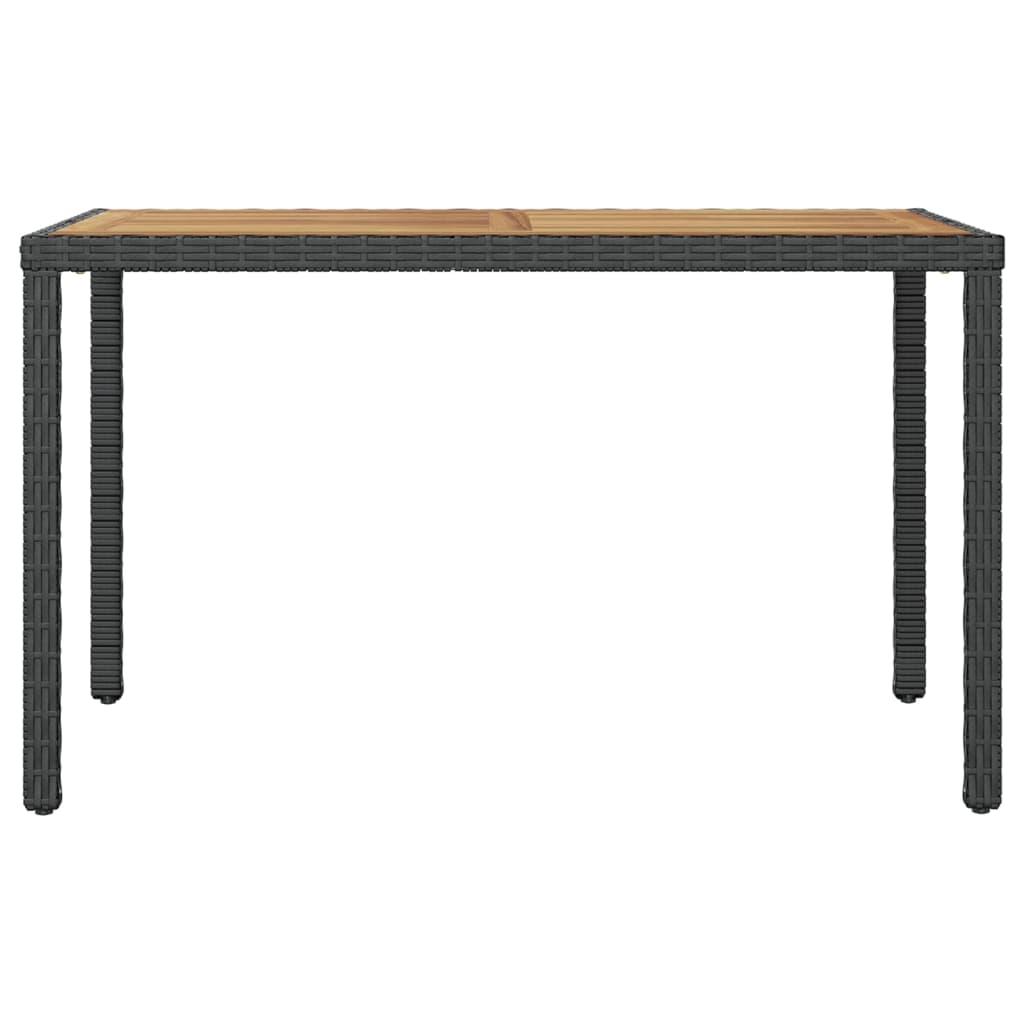Outdoor Table | Black and Brown