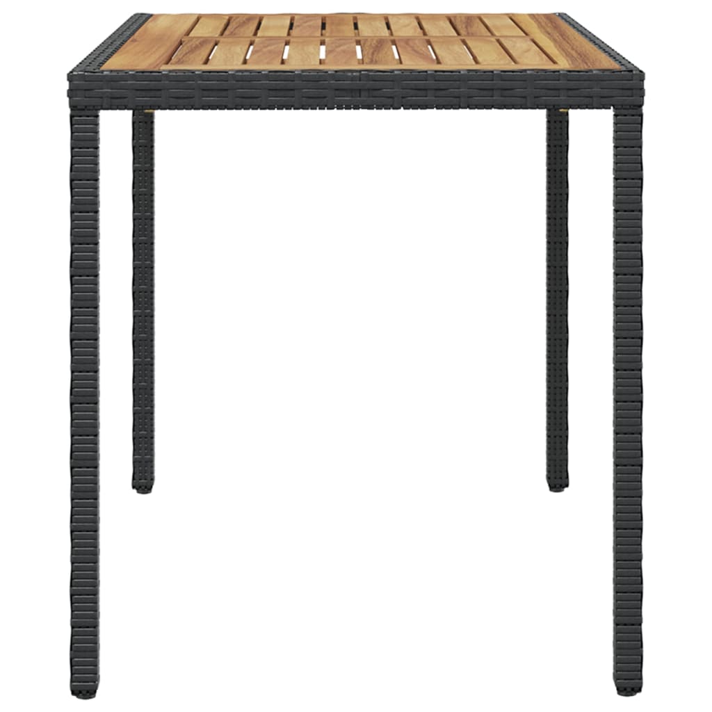 Outdoor Table | Black and Brown