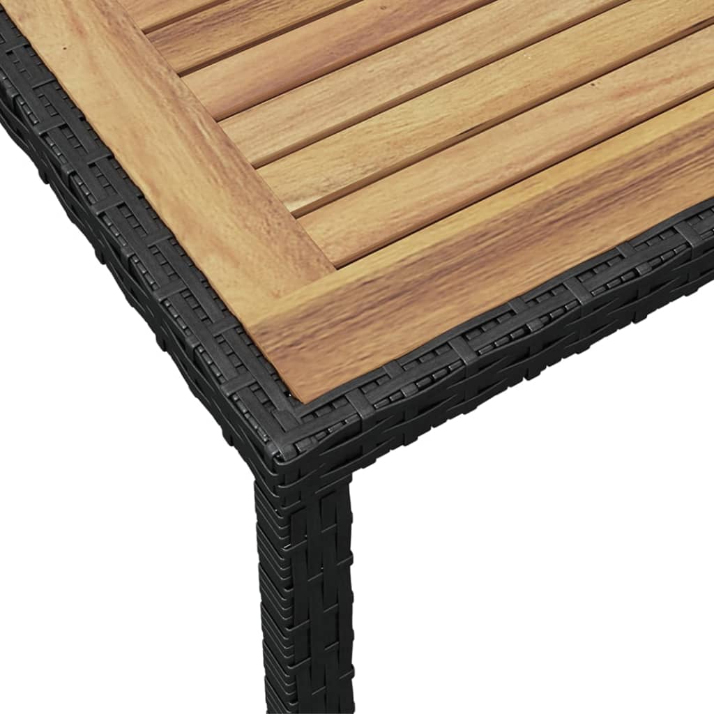Outdoor Table | Black and Brown