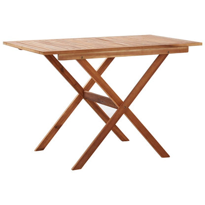46458 vidaXL Garden Table 110x67x74 cm Solid Acacia Wood