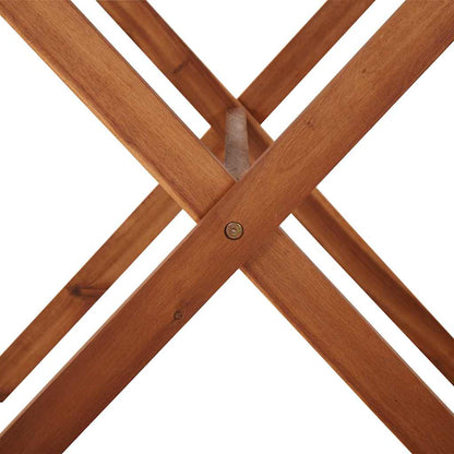 46458 vidaXL Garden Table 110x67x74 cm Solid Acacia Wood