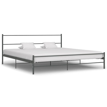 Bed Frame | Grey | Metal | Super King | Tough | Bed Frame | Rectangular