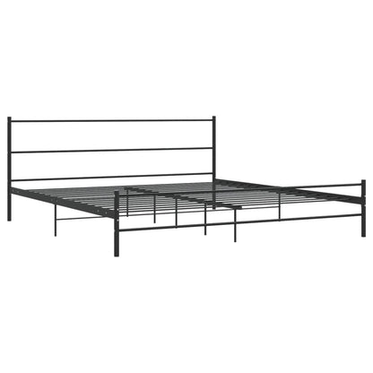 Bed Frame | Black | Metal | Super King | Bed Frame | Rectangular