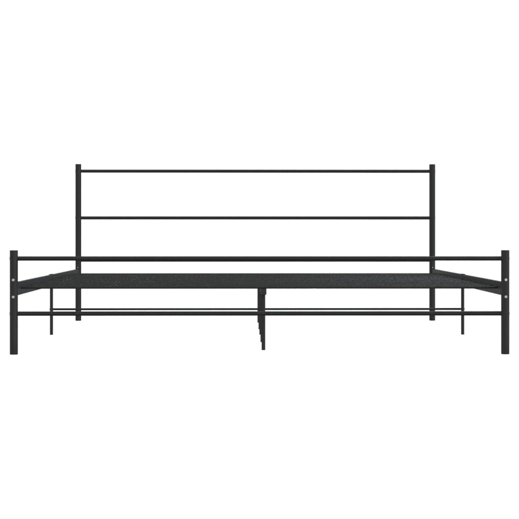 Bed Frame | Black | Metal | Super King | Bed Frame | Rectangular