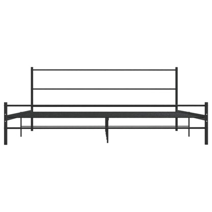 Bed Frame | Black | Metal | Super King | Bed Frame | Rectangular