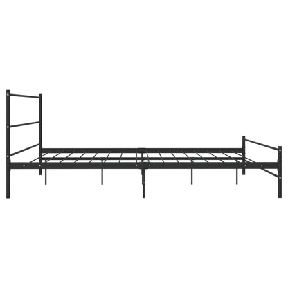 Bed Frame | Black | Metal | Super King | Bed Frame | Rectangular