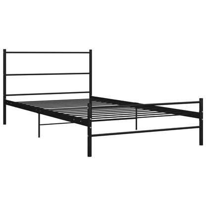 Bed Frame | Black | Metal | Single | Durable | Bed Frame | Rectangular