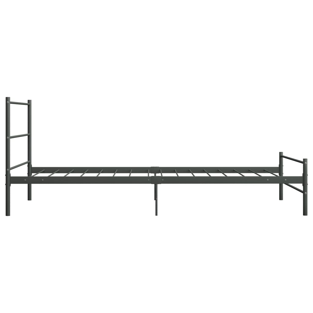 Bed Frame | Grey | Metal | Single | Sturdy | Bed Frame | Rectangular