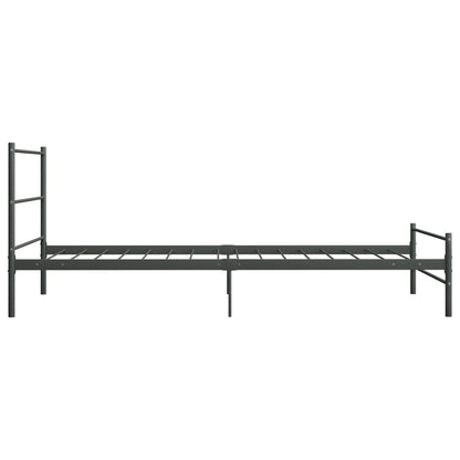 Bed Frame | Grey | Metal | Single | Sturdy | Bed Frame | Rectangular