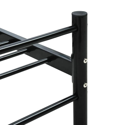 Bed Frame | Black | Metal | 160 x 200 cm | Durable | Bed Frame