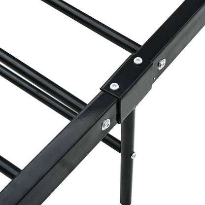 Bed Frame | Black | Metal | 160 x 200 cm | Durable | Bed Frame