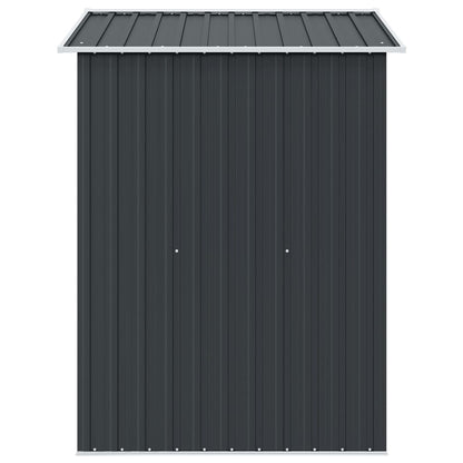 Garden Storage Shed Anthracite Steel 204x132x186 cm