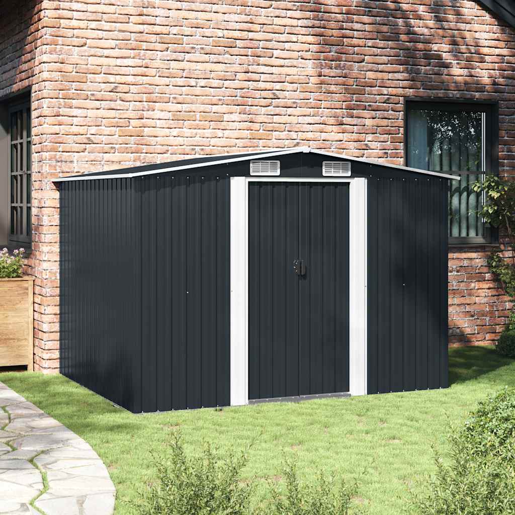 Garden Shed | Anthracite | Galvanised steel | 257x205x178 cm