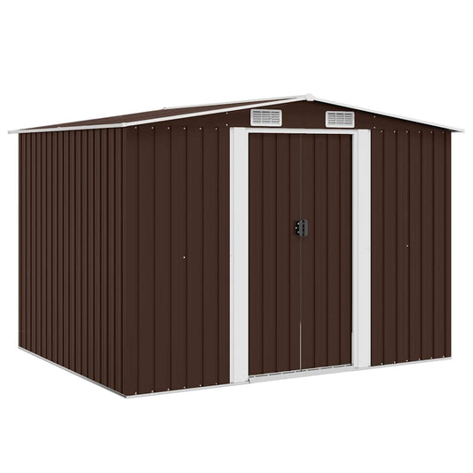 Garden Shed | Brown | Galvanised steel | Large | Garden Shed
