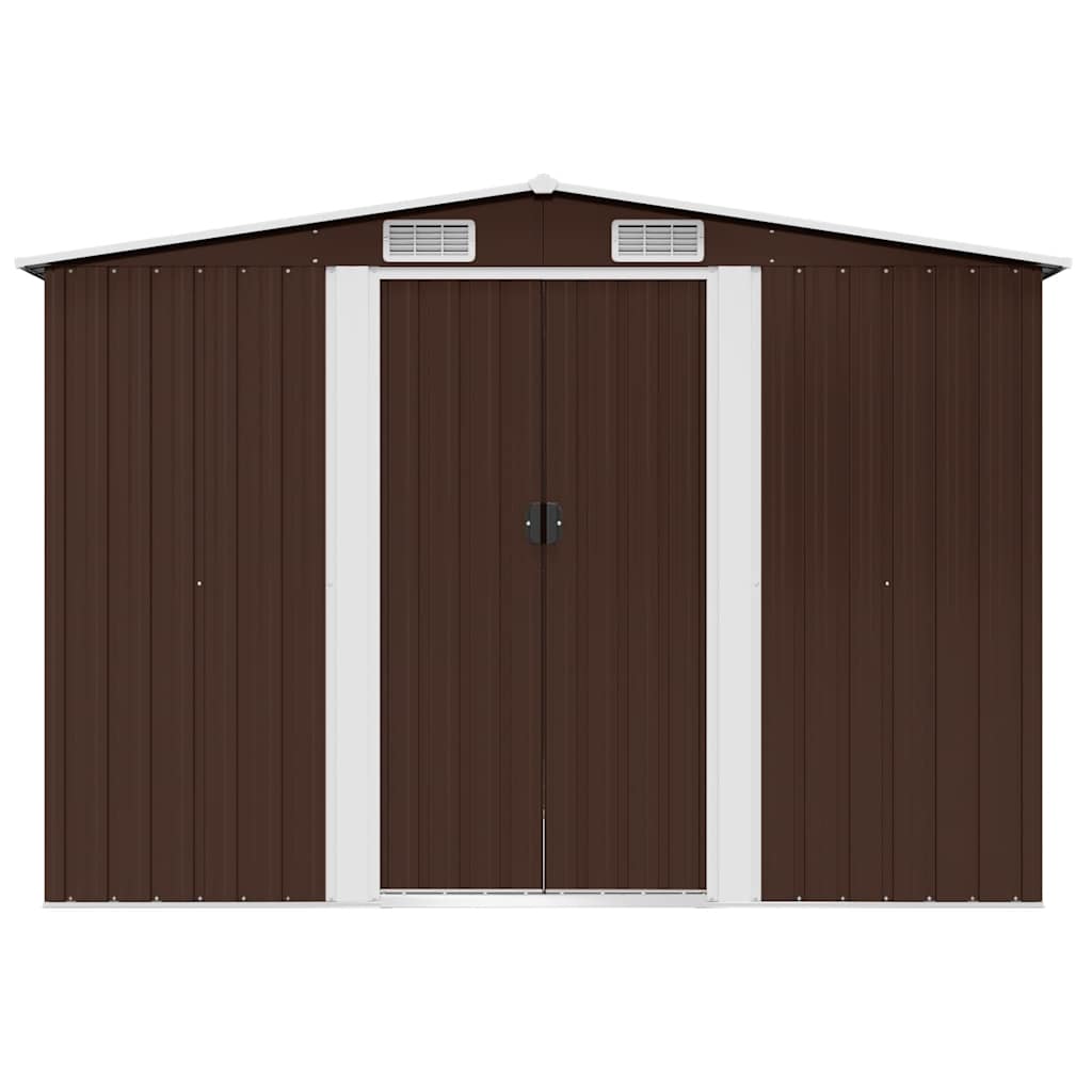 Garden Shed | Brown | Galvanised steel | Large | Garden Shed