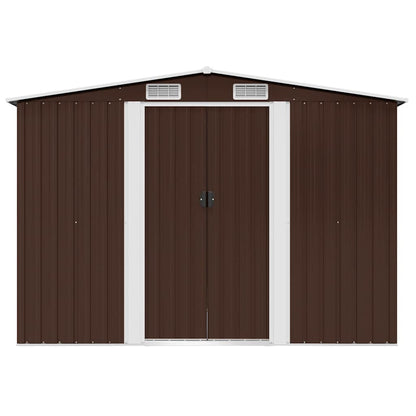 Garden Shed | Brown | Galvanised steel | Large | Garden Shed